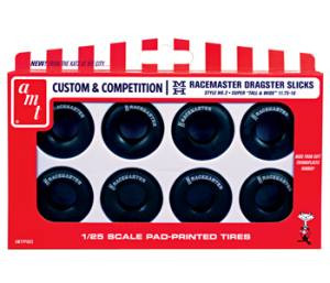 AMT003  1/25 scale M&H Racemasters Jumbo Drag Slicks Tire Pack