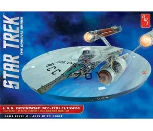 AMT891  AMT891/06 1/537 Star Trek TOS Enterprise Cutaway