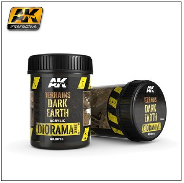 Diorama Series: Terrains Dark Earth Texture Acrylic 250ml Bottle