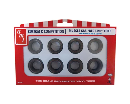 AMTPP013  1/25 Red Line Tires Parts Pack