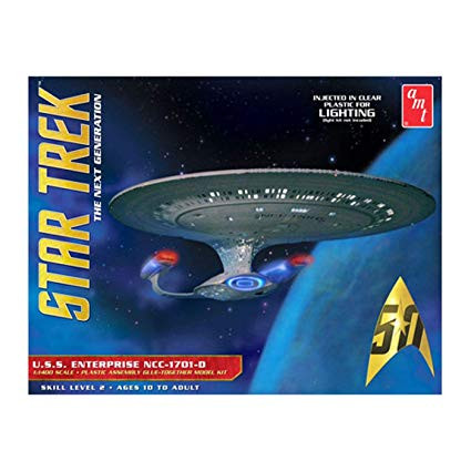 AMT955  Star Trek Enterprise 1701-D / Clear Edition