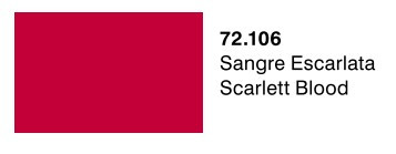 17ml Bottle Scarlett Blood Game Color
