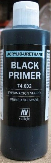 200ml Bottle Black Primer