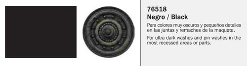 35ml Bottle Black Model Wash