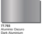 32ml Bottle Dark Aluminum Metal Color