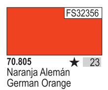17ml Bottle German Orange Model Color