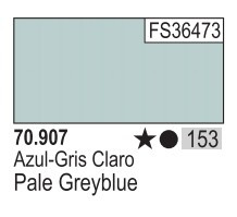17ml Bottle Pale Grey Blue Model Color
