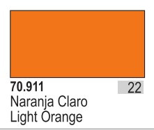 17ml Bottle Light Orange Model Color