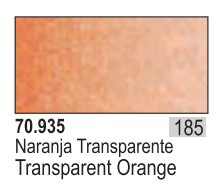 17ml Bottle Transparent Orange Model Color