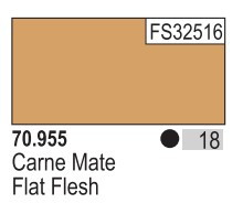 17ml Bottle Flat Flesh Model Color
