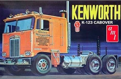 AMT-687  1/25 Kenworth K123 Cabover Tractor Cab w/Sleeper (Ltd Prod)
