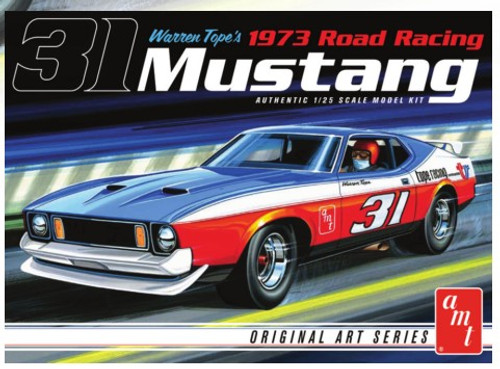 AMT-896  1/25 1973 Ford Mustang Road Race Car (Warren Tope)