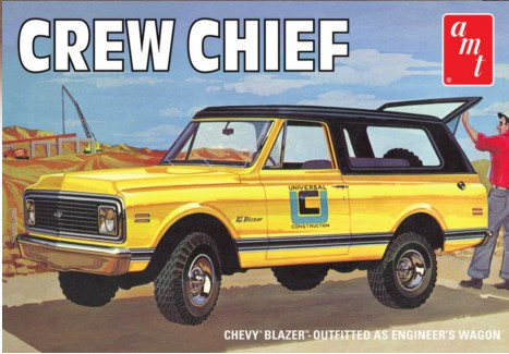 AMT-897  1/25 1972 Crew Chief Chevy Blazer Truck