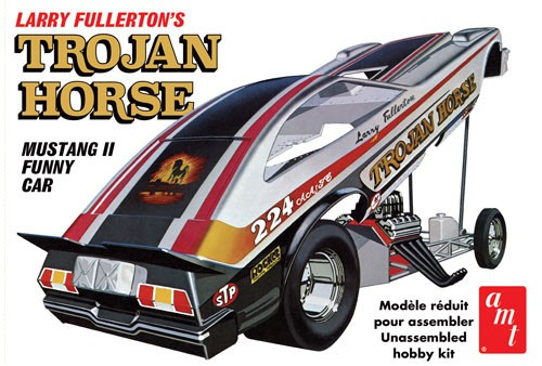 AMT-1009  1/25 1975 Ford Mustang Trojan Horse Funny Car (Larry Fullerton)