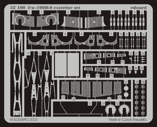 1/32 Aircraft- Fw190D9 Exterior for HSG