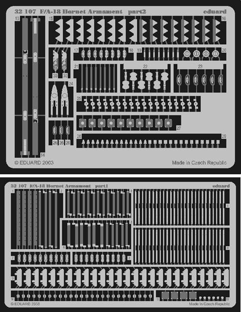 1/32 Aircraft- F/A18 Hornet Amament for ACY