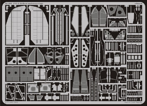 1/32 Aircraft- F6F3 Hellcat Undercarriage for TSM (D)