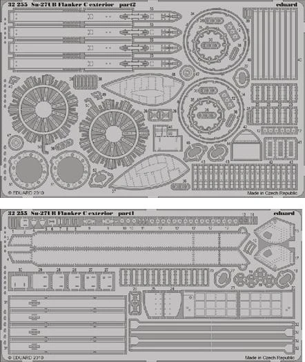 1/32 Aircraft- Su27UB Flanker C Exterior for TSM