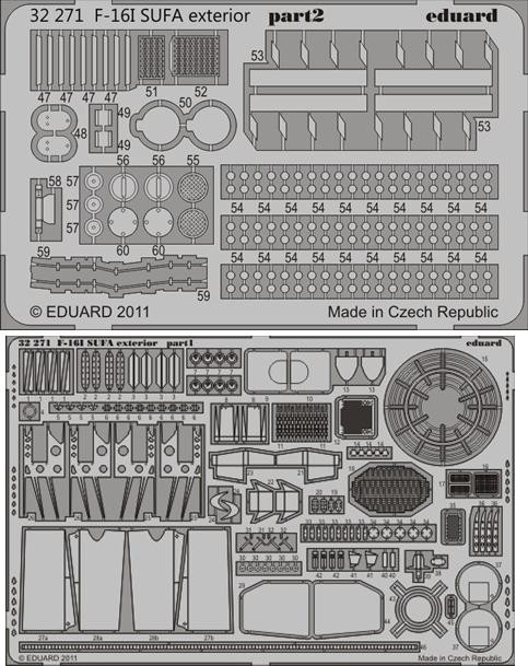 1/32 Aircraft- F16I Sufa Exterior for ACY