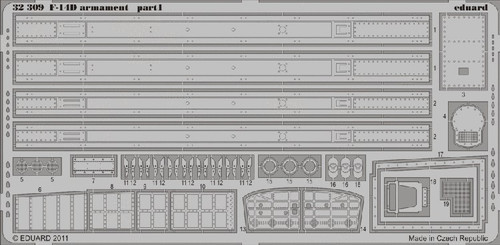1/32 Aircraft- F14D Armament for TSM