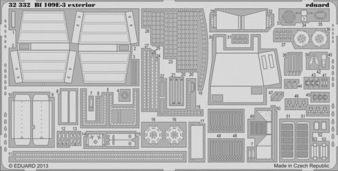 1/32 Aircraft- Bf109E3 Exterior for DML