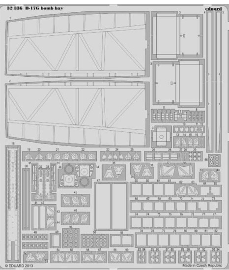 1/32 Aircraft- B17G Bomb Bay for HKM