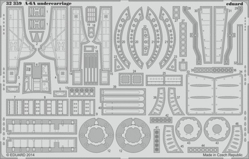 1/32 Aircraft- A6A Undercarriage for TSM