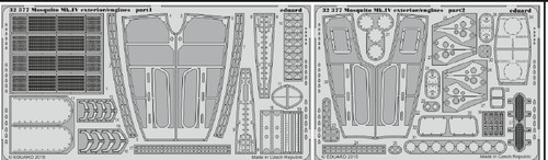 1/32 Aircraft- Mosquito Mk IV Exterior/Engines for HKM