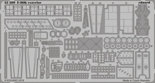 1/32 Aircraft- F86K Exterior for KTY