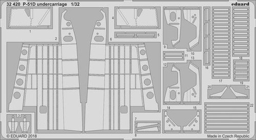 1/32 Aircraft- P51D Undercarriage for RVL