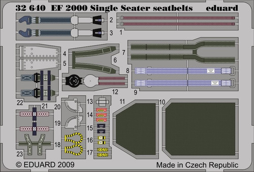 1/32 Aircraft- Seatbelts EF2000 for TSM (Painted) (D)