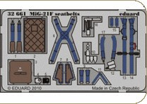 1/32 Aircraft- Seatbelts MiG21F KM1 for TSM (Painted)
