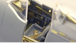 1/32 Aircraft- Spitfire Mk XVIe Interior for TAM (Painted Self Adhesive)