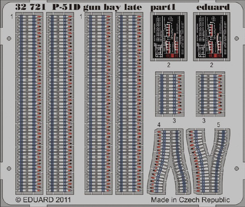 1/32 Aircraft- P51D Gun Bay Late for TAM (Painted)
