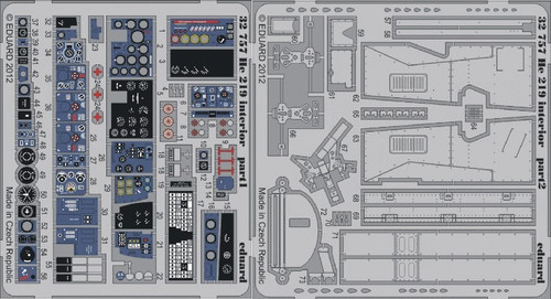 1/32 Aircraft- He219 Interior for RVL (Painted Self Adhesive)