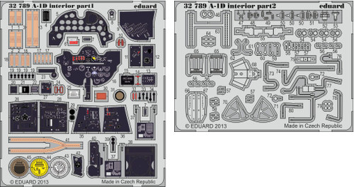 1/32 Aircraft- A1D Interior for TSM (Painted Self Adhesive)