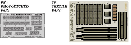 1/32 Aircraft- Seatbelts Fabric-Type B25 for HKM (Painted)