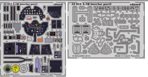 1/32 Aircraft- A1H Interior for TSM (Painted Self Adhesive)