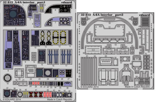 1/32 Aircraft- A6A Interior for TSM (Painted Self Adhesive)
