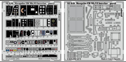 1/32 Aircraft- Mosquito Mk FB VI Interior for TAM (Painted)