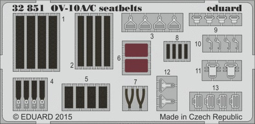 1/32 Aircraft- Seatbelts OV10A/C for KTY (Painted)