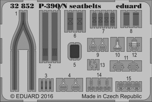 1/32 Aircraft- Seatbelts P39Q/N for KTY (Painted)