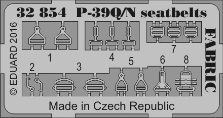 1/32 Aircraft- Seatbelts Fabric-Type P39Q/N for KTY (Painted)