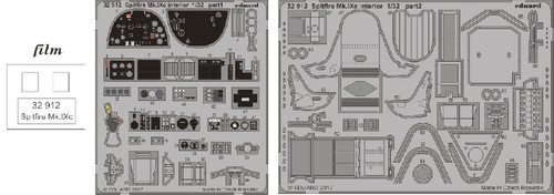 1/32 Aircraft- Spitfire Mk IXc Interior for RVL (Painted)