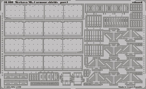 1/35 Armor- Merkava Mk IV Armor Shields for ACY (D)
