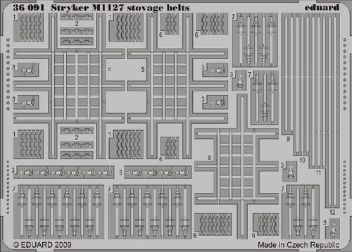1/35 Armor- Stryker M1127 Stowage Belts for TSM