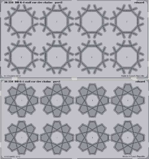 1/35 Armor- DB G4 Staff Car Tire Chains for ICM