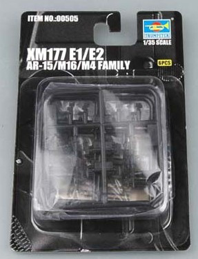1/35 AR15/M16/M4 Family XM117 Machine Guns (6) (D)