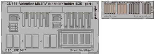 1/35 Armor- Valentine Mk II/IV Cannister Holder for TAM