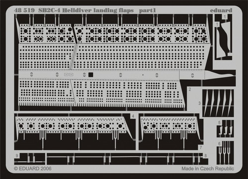 1/48 Aircraft- SB2C4 Landing Flaps for RMX & ATE